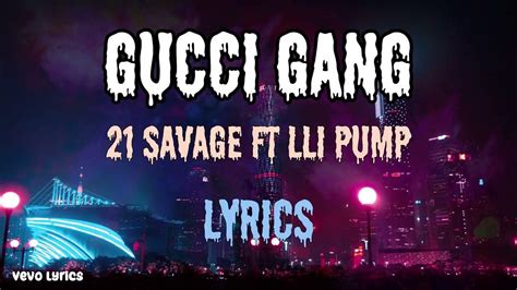 gucci gang letra en ingles|gucci gang lyrics translation.